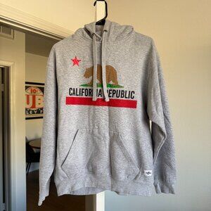 California Republic Gray Hoodie Medium